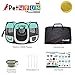 PicassoTiles PET4FUN PN935 Portable Pet Puppy Dog Cat Playpen Crates Kennel w/Water Resistant 600D Oxford, 210D Nylon, Carrying Bag, Collapsible Bowl, Removable Mesh Cover 2 Sizes