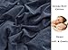 PURE ERA Jersey Knit Duvet Cover Set 100% T-Shirt Cotton Super Soft Comfy 3pc Bedding Set with Zipper Closure (Heather Navy Blue, Queen)