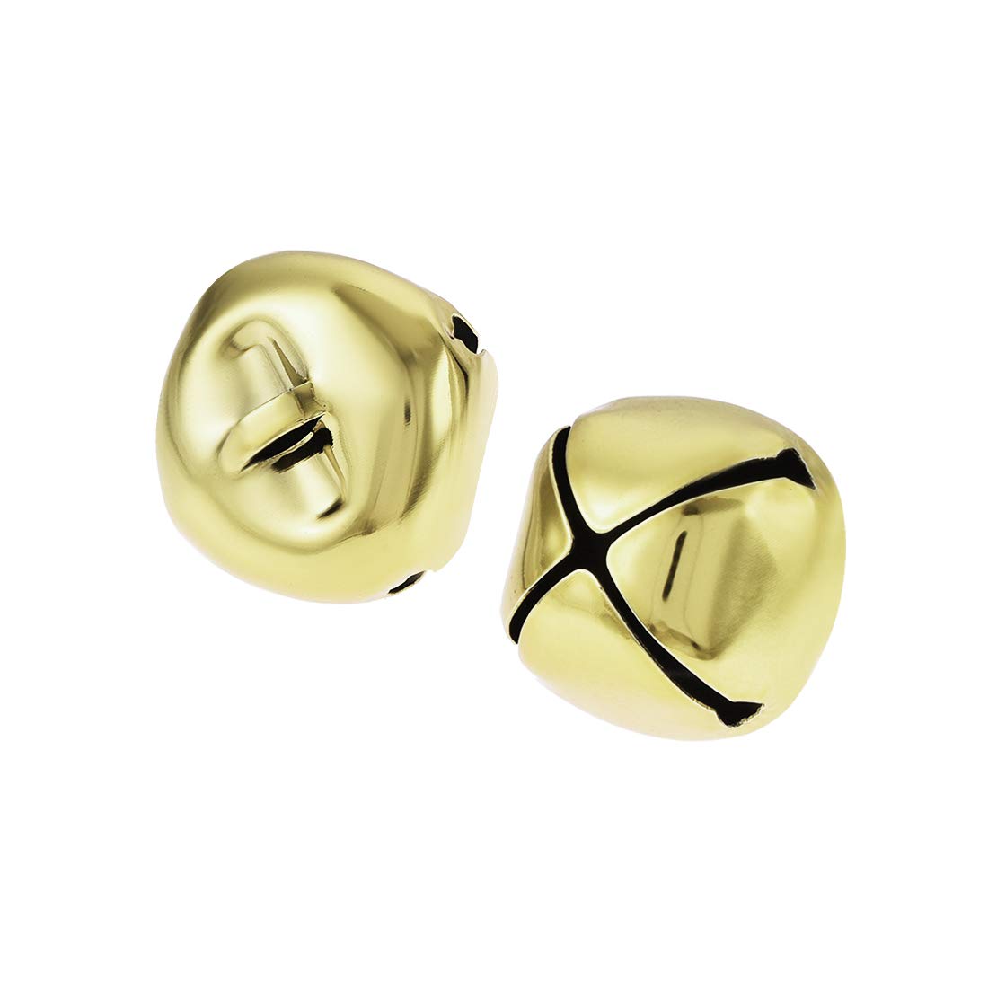 sourcing map DIY Small Bells, 20mm/0.79-Inch 50pcs, Craft Bells Bulk DIY Bells for Christmas Festival Decoration Party Home, Golden