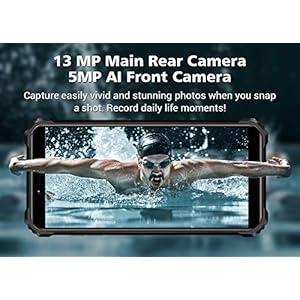 4G Rugged Telefono OUKITEL WP5 PRO, Batteria da 8000 mAh, Android 10 Smartphone Antiurto IP68, Luce Flash a 4 LED, Helio… - immagine 8