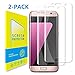 WANGCL Galaxy S7 Edge Screen Protector Full Screen Coverage 3D Pet Screen Protector Film Case Friendly for Samsung Galaxy S7 Edge Clear - Clear - 2 Piece