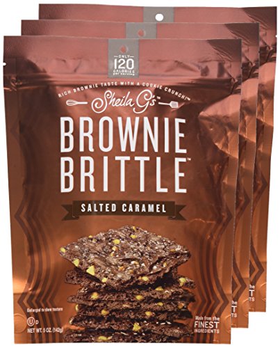 Sheila G's Brownie Brittle Salted Caramel - Pack of 3 (5 Oz. Ea.)