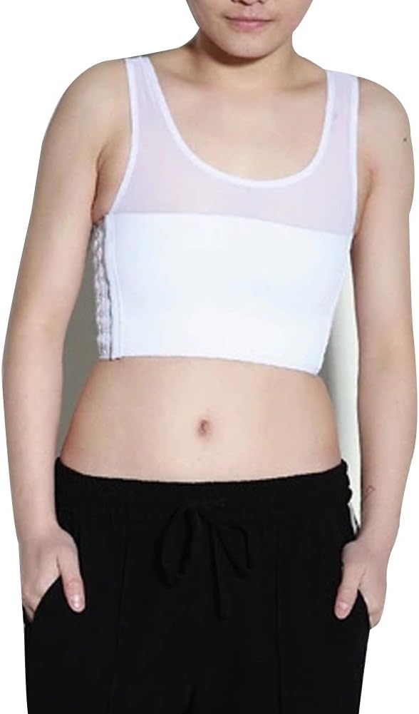 Breathable Super Flat Lesbian Compression 3 Rows Central Clasp Chest Binders