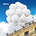 (100 Pack)12 Inch Thicken Latex Balloons -white Balloons, Creative Balloons for Party Supplies and Decorations, Birthday Balloon Arch Supplies Events Christmas Party. Loritada
