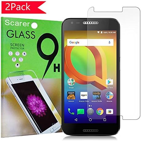 [2 Pack] Scarer For T-mobile REVVL &amp; T-mobile Revvl T1/ Tempered Glass Screen Protector, 2.5D 9 Hardness HD Anti-Scratch Anti-Fingerprint [Lifetime Replacement Warranty] For T-mobile Revvl T1