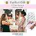 Baby Monthly Milestone Blanket - for Girl (Large 60