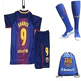 FC Barcelona 2017/18 Kid, Youth for Lionel Messi, Luis Suarez, Neymar Jr, Iniesta & the rest of club Barcelona for the New Season (Suarez18, K28 (11-13 Years Old))