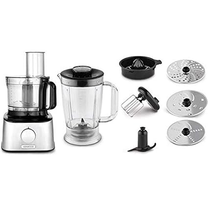 Kenwood FDM301SS Multifunktions-Küchenmaschine Compact Edelstahl 2,1 L 800 W, 2.1 liters