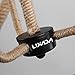Lixada Vintage Glass Wall Sconces Adjustable Industrial Edison Wall Lamps Retro Wall Bedroom Stair Mirror Lamps E26/E27 Base (Hemp)