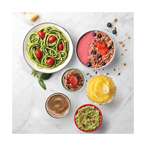 Magic Bullet 4pc Starter Kit - Includes 1 High Torque Power Base, 1 Tall Cup with Flip Top Lid & 1 Cross Blade - Food…