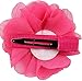 QandSweet Girls' Hair Clips with Jeweled Flower Ms Brooch for Toddler Girl Teens Womens (18-pairs/36pcs)