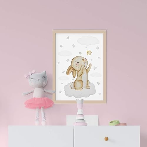 Kaninchen Kinderposter Bild Kinderzimmer Deko Madchen Bild Babyzimmer Hase Bilder Kinderzimmerbilder Kinderbild Hase Baby Deko Poster Babyzimmer Hase Tiere Tierposter Baby Fur Kinder Junge Grau A4 A3 Amazon De Handmade