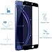 Huawei Honor 8,[2 Pack] Linboll Tempered Glass Full Coverage HD Ultra Clear Film Edge to Edge Protection Shield Screen Protector for Huawei Honor 8 [0.25 mm ][Anti-Scratch] [no Bubbles] Black
