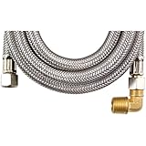 Certified Appliance Accessories DW72SSBL Stainless Steel Dishwasher Hose, 72", GRAY