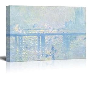 Claude Monet Charing Cross Bridge Impressionist Art