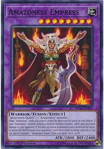Amazoness Empress - MP18-EN167 - Common - 1st Edition
