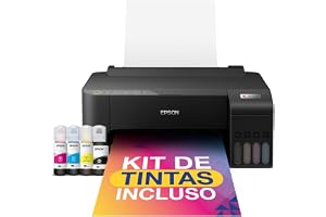 Impressora Epson EcoTank L1250 - Tanque de Tinta Colorida, Wi-Fi Direct, Comando de voz, Bivolt, Cor: Preto