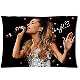 Tt-shop Soft Zippered Pillowcase Pillow case Cover 20*30 Inch (Twin sides) Singing Ariana Grande Yours Truly Music Signature Pattern