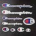 9 Pack Champion Patches Set Sew on or Iron on Multi Size Patch Embroidered DIY Applique Badge Decorative (Champion Patches)