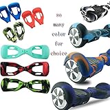 FBSport Silicone Case Scratch Protector Wrap Rubber Cover for 6.5 Inch 2 Wheels Balance Scooter Red