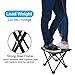 Mini Portable Folding Stool,Folding Camping Stool,Outdoor Folding Stool,Mini Portable Chair,Small Portable Folding Chair,Compact Portable Stool Slacker Chair for Camping,Fishing,Hiking,Garden,Travelthumb 2