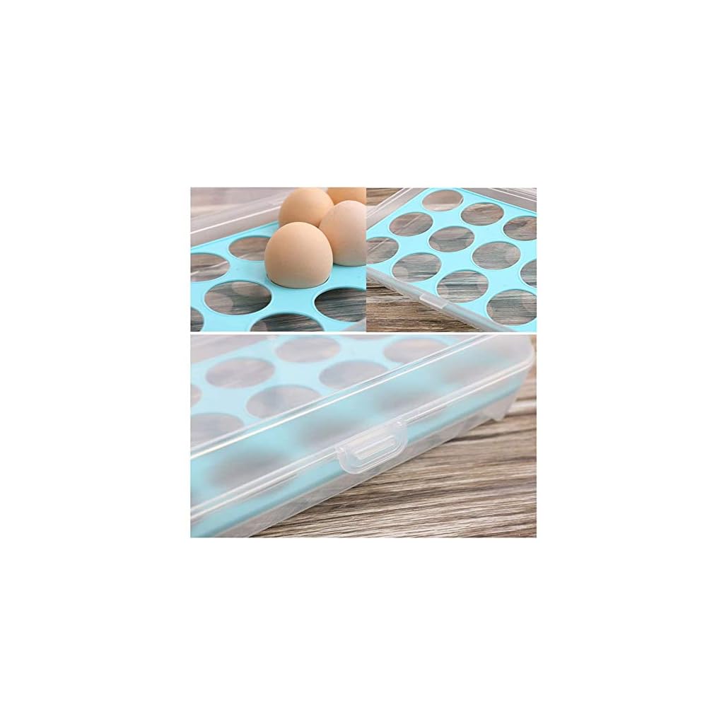 Eierhalter, Xaoyaya Eieraufbewahrungsbehälter für Kühlschrank