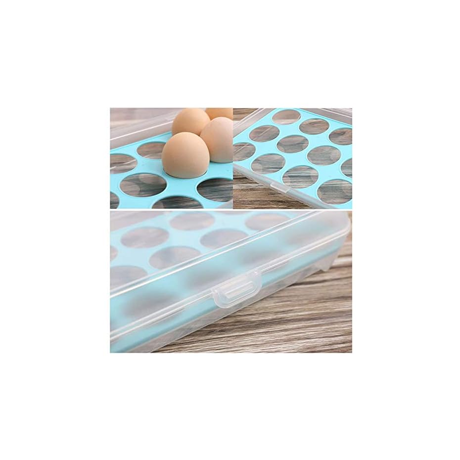 Eierhalter, Xaoyaya Eieraufbewahrungsbehälter für Kühlschrank
