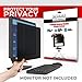 23 inch Computer Privacy Screen (16:9) - Black Security Shield - Desktop Monitor Protector - UV & Blue Light Filter by Akamai (23.0 inch Diagonally Measured, Black)