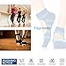 Ballet Yoga Socks, Dancing Yoga Pilates Socks with Grips Cotton Pilates Barre Gym Fitness Sports Women Non-slip Dance Socks for Fintness Yoga Socks (Blue)