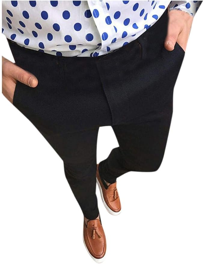 men's skinny casual pants