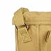 OLEADER WW2 U.S. Tactical Magazine Dump Pouch WWII Ammunition Carrying Bag Canvas/Khaki