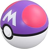 Takara Tomy Pokemon Monster Collection MB-04 Master Ball Pokemon Figure Toy 4 Years and Up, Passed Toy Safety Standards ST Mark Certified