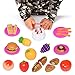 Liberty Imports Pretend Play Cooking Cutting Foods Set | Kitchen Fun Cuttable Food Toys | Early Development Educational Gift for 2, 3, 4, 5, 6 Year Old Kids, Boys, Girls (Mixed Food)