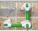 LivingPro Swivel Suction Cup Wall Grab Bar for Bath & Shower Safety, Quick & Easy Installation NO TOOLS Needed