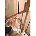 Affordable Stair Parts - Stair Railing Iron Balusters (Contractor Pack of 5) Single Basket Stair Metal Balusters - 1/2