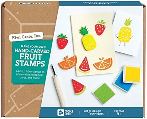 Doodle Crate Make Your Own Hand Carved Fruit Stamps