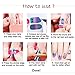 Halloween Nail Art Stickers Wraps Self Adhesive for Women Girls Kids, VIWIEU Holiday Nail Strips Designs 4 Sheets for Fake Nails, DIY Manicure Set Supplies for Costume Party