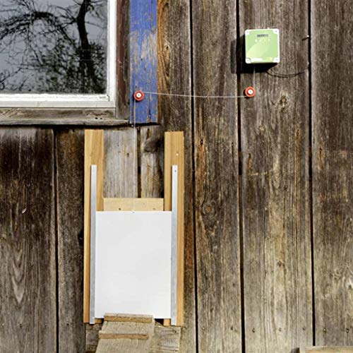 Kerbl 70547 Automatische Hühnertür Set inklusive Schiebetüre, Hühnerklappe Geflügelklappe Geflügelstallklappe Tür 220 x 330mm – Bild 6