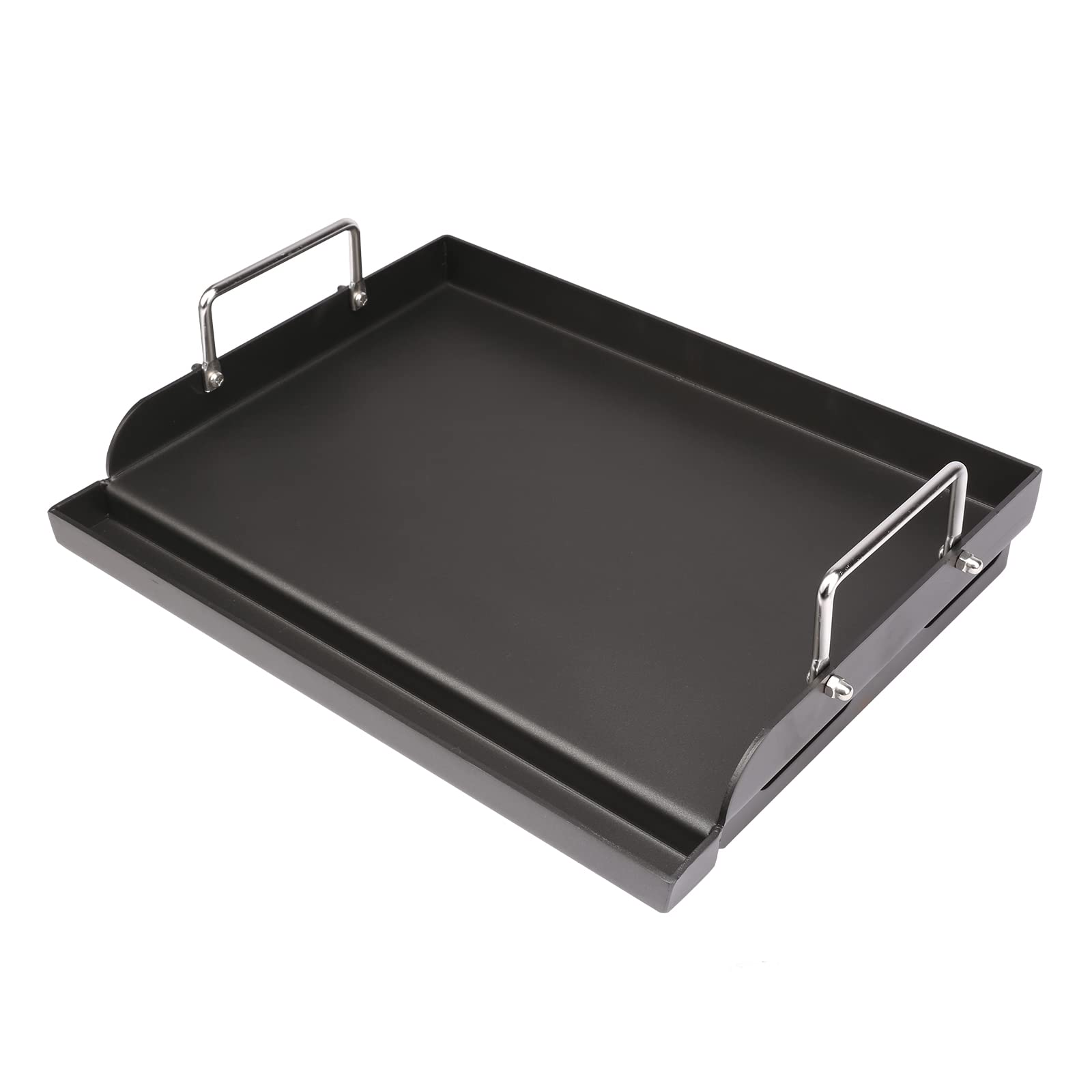 thumbnail image 2 of Universal Flat Top Griddle For Gas & Charcoal Grills - 17x13 Inch Nonstick Teppanyaki Grill Pan For Weber, Charbroil & More 2 of 13