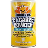 Natural Dog Odor Carpet Powder | Dry Pet Smell Neutralizer and Eliminator | Remove Urine Smells | Plant Based Biodegradable Room Deodorizer Loosens Fur and Dirt