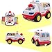 HANMUN Ambulance Toy Medical Kits Kids - 2019 Medical Play Kit Ambulance Toy with Lights and Sound Toddlers Euipment Rescue Vehicle Bump & Go