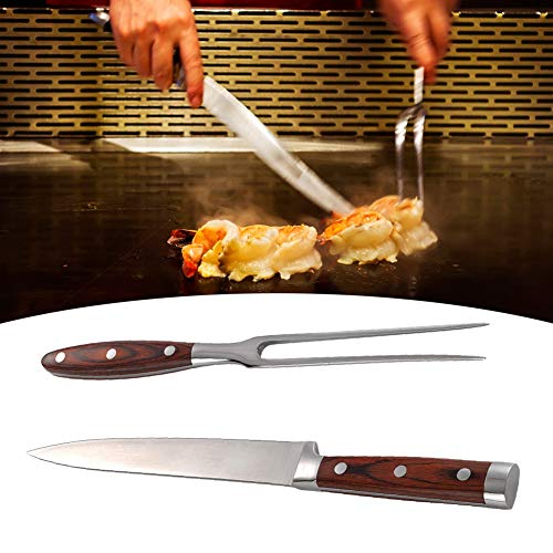 Barbecue Fork Tool Set Knife Stainless Steel Barbecue Carving Outdoor Durable Fork And Knife Set Camping Picnic