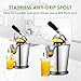 Aicok Citrus Juicer Electric 160W Powerful Stainless Steel citrus juicer squeezer With Soft Grip Handle And Anti-drip Citrus Press For Squeeze Fresh Orange Lemon,Whisper-Quiet Motor