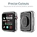Compatible with Apple Watch Case Series 4, HONEJEEN Soft TPU Replacement for iWatch Case and Protector Cover Series 4 (44mm Clear)
