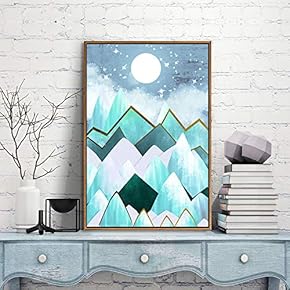 Framed Canvas Wall Art for Living Room, Bedroom City and Landscape Canvas Prints for Modern Home Decoration Ready to Hang - 16"x24" inches