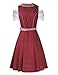 GloryStar Oktoberfest Dress Women's German Dirndl Dress Costumes for Bavarian Oktoberfest Carnival Halloween