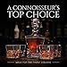 5-Piece Whiskey Decanter and Glass Set. Premium Quality Decanter and 4 Whiskey Glasses with Luxurious and Elegant Box. Liquor Decanters for Bourbon, Wine, Brandy, Gin and Whisky. Dishwasher Safe