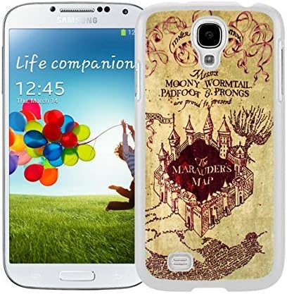 Zhuxiuhu Sale funky cell phone cases of Harry Potter Marauders Map Samsung Galaxy S4 i9500 Case White Cover