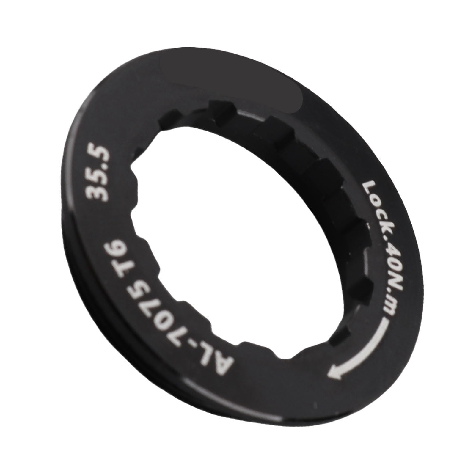 VGEBY Cassette Lockring Alloy Anodized Lock Ring for 7-11 Speed Mountain Bike (Black)