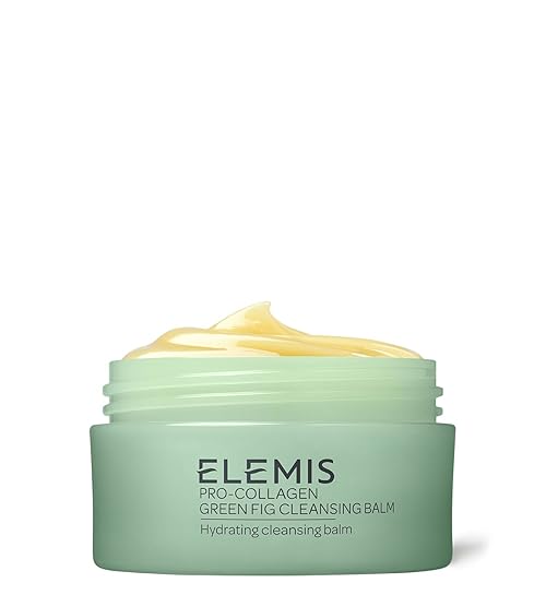ELEMIS Pro-Collagen Green Fig Cleansing Balm 50g - Anti-Aging, Hydrating, Gentle Makeup Remover, Deep Cleansing, Restores Skin's Radiance, For All Skin Types